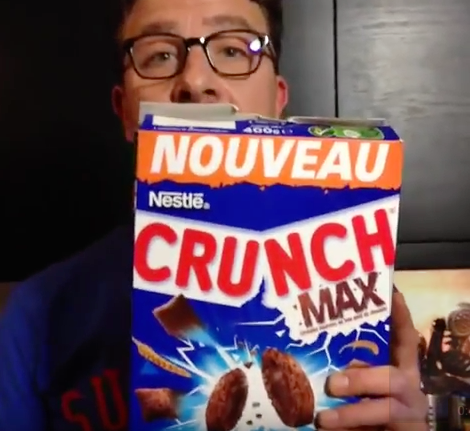 Test d'un nouveau produit industriel : Crunch Max de Neslé