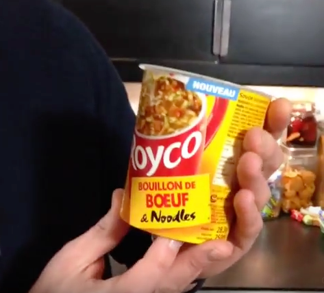 Test d'un nouveau produit industriel : Bouillon de boeuf et noodles Royco