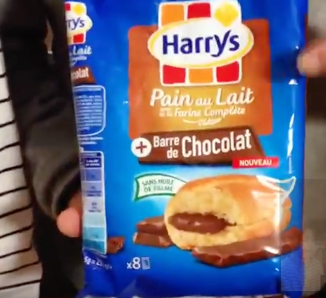 Test d'un nouveau produit industriel : Pain au lait barre de chocolat Harrys