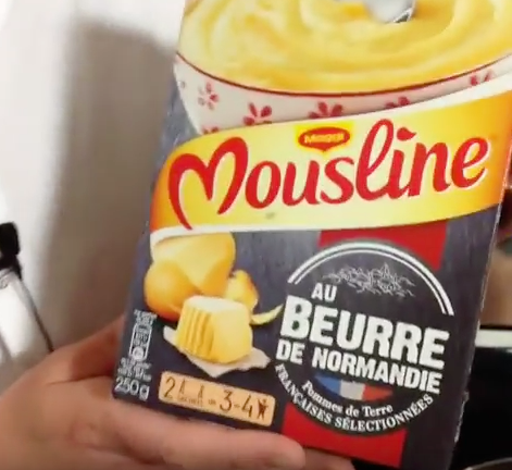 Test d'un nouveau produit industriel : Mousline au beurre de Normandie Maggi