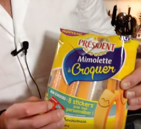 Test d'un nouveau produit industriel : Mimolette à croquer Président
