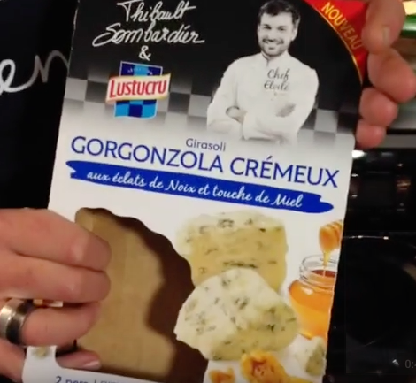 Test d'un nouveau produit industriel : Girasoli gorgonzola crémeux de Lustucru