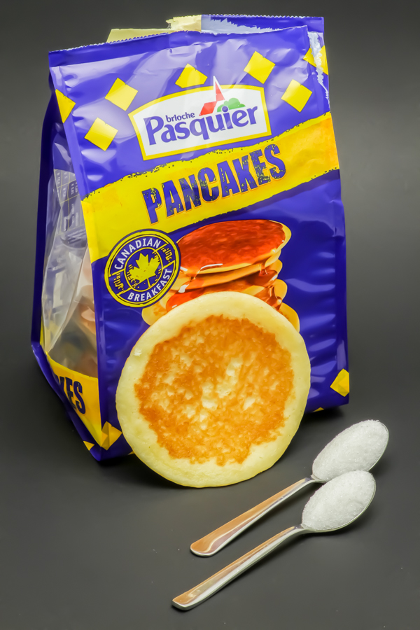 1 pancake Brioche Pasquier contient 2 cuil. à café de sucre