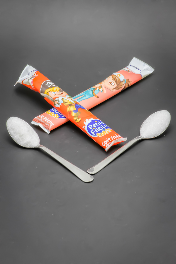 2 Petits Filous contiennent 1,7 cuil. à café de sucre