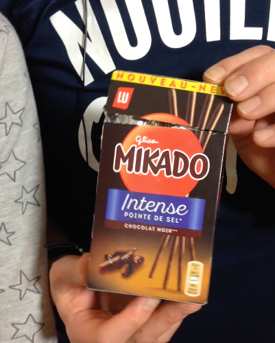 Test d'un nouveau produit industriel : Mikado intense pointe de sel version longue