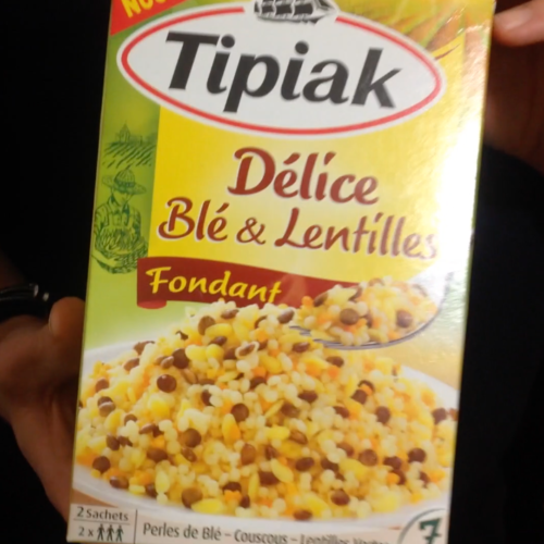 Test d'un nouveau produit industriel : Délice blé et lentilles Tipiak