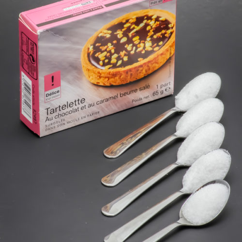 1 tartelette chocolat et caramel Picard Surgelés contient 4,5 cuil. à café de sucre soit 22,6g